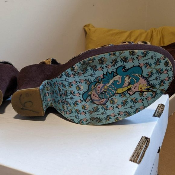 Platform Pony Hair Sandals - Picture 2 of 5